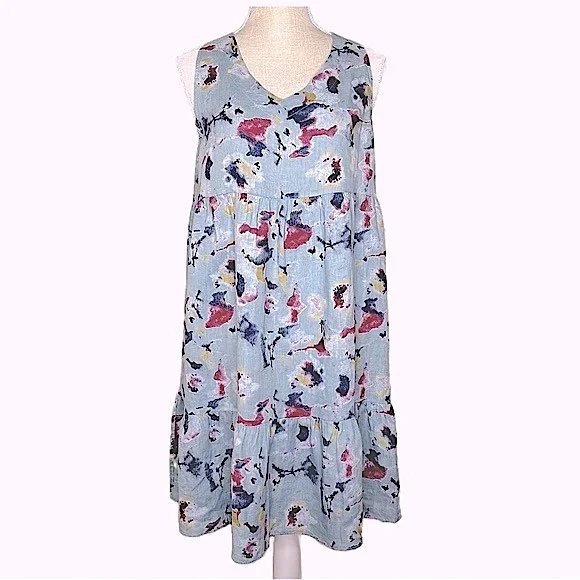 Belllambra Dresses Bellambra Italian Made Linen Sleeveless